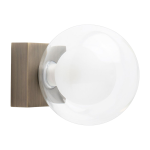 Applique murale en verre bronze 11, 5 cm perla - faro barcelona