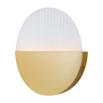 Applique murale en verre et laiton dor� jupiter - maytoni