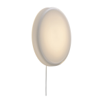 Applique murale en verre souffl� avec variateur et prise 35x6cm looped - muuto