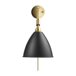 Applique avec prise en laiton et m�tal noir bestlite bl7 - gubi