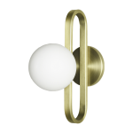 Applique pour salle de bain dor�e s cime ip44 - enostudio