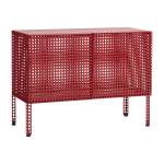 Armoire en acier perfor� rouge 89x40x66, 5cm - hay