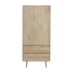 Armoire en ch�ne blanchi huil� fawn - gazzda