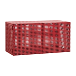 Armoire murale en acier perfor� rouge 89x40x45cm - hay