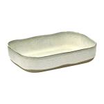 Assiette creuse 23 x 15 cm blanc cass� merci n�5 - serax