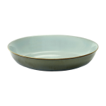 Assiette creuse en gr�s bleu marine et bleu ciel 18 cm - serax