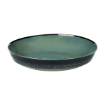 Assiette creuse en gr�s bleue et bleue marine 18 cm - serax