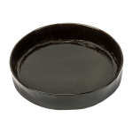 Assiette creuse en gr�s marron �b�ne 25cm la m�re - serax