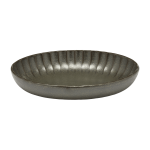 Assiette creuse en gr�s ovale verte 19 cm inku - serax