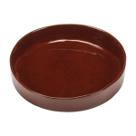 Assiette creuse en gr�s rouge v�nitien 25cm la m�re - serax