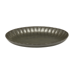 Assiette creuse ovale en gr�s verte 22 cm inku - serax