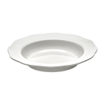 Assiette creuse � p�tes en porcelaine blanche 22cm silhouette - serax