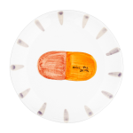 Assiette � dessert en c�ramique 15 cm chill pill - anna + nina