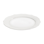Assiette � diner en porcelaine blanche 26cm silhouette - serax
