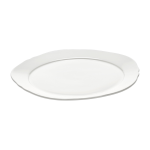 Assiette � entr�e en porcelaine blanche 23cm silhouette - serax