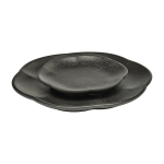 Assiette en gr�s c�tel�e noire 14 cm inku - serax