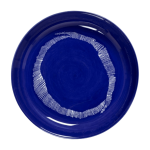 Assiette haute bleue 22 cm stripes feast - serax