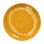 Assiette jaune 19 cm stripes feast - serax
