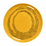 Assiette jaune dots 26, 5 cm feast - serax