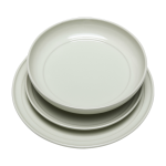 Assiette � pain en poudre de pierre marron 23 cm amare - h�bsch