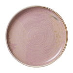 Assiette plate rose rustique - hkliving