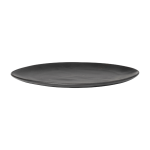 Assiette en porcelaine noire 22 cm flow - ferm living