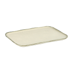 Assiette rectangulaire 32 x 23 cm blanc cass� merci n�1 - serax