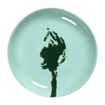 Assiette xs azur avec artichaut vert feast - serax