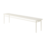 Banc en acier blanc perl� 200x34x45cm t37 - tolix