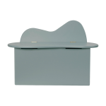 Banc en bois bleu orage 75x38x51 cm slope - ferm living
