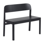 Banc en bois de ch�ne noir 90 cm workshop - muuto