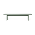 Banc en bois mdf laqu� tea green 200cm rink - ferm living
