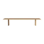 Banc en ch�ne massif huil� 240 cm alp - bolia