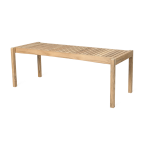 Banc d'ext�rieur en teck non trait� 123, 5x48, 5cm ah912 - carl hansen & s�n