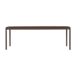 Banc en fer chocolat 130x39x45cm dapple - ferm living