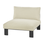 Banc d'int�rieur avec coussins couleur ivoire 91x91x58 cm mombaers - serax