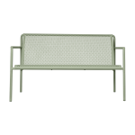 Banc de jardin vert p�le en acier �lectro - galvanis� 131x75cm dapple lounge - ferm living