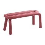 Banc rouge scintillant 100cm bold - moustache