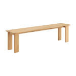 Banc en teck 180x36, 5cm assemble - muuto