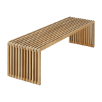 Banc en teck slatted - hkliving
