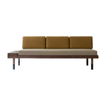 Banquette en laine beige mid - kann design