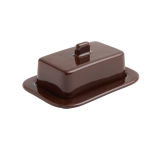 Beurrier en terre cuite bordeaux barro - hay