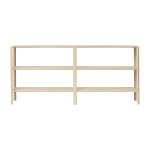 Biblioth�que en ch�ne massif huil� 200 x 30 cm leaf - form & refine