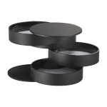 Boite � bijoux noire � �tages tower - yamazaki