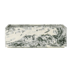 Boite � mouchoir en r�sine off white 21x12x7cm mist - ferm living