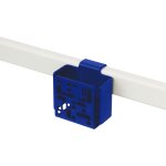 Boite t�l�commande pour support tv en acier bleu marine remote box mount - pedestal