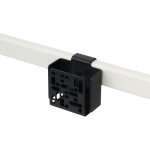 Boite t�l�commande pour support tv en acier noir remote box mount - pedestal