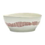 Bol l blanc avec motif rouge feast - serax