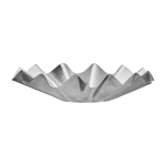Bol en m�tal argent� bross� 35x8cm hdflood - house doctor