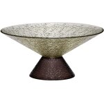 Bol rond en verre vert 25x12 cm bonbon - h�bsch
